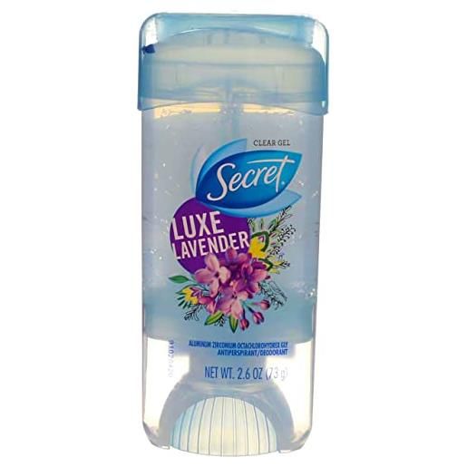 Secret w-bb-1670 scent expressions ooh-la-la lavender crystal clear gel - 2,7 oz - deodorante stick