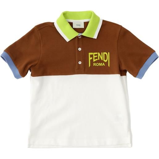 Fendi Jr polo color block