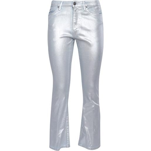 Dondup jeans argento 5 tasche