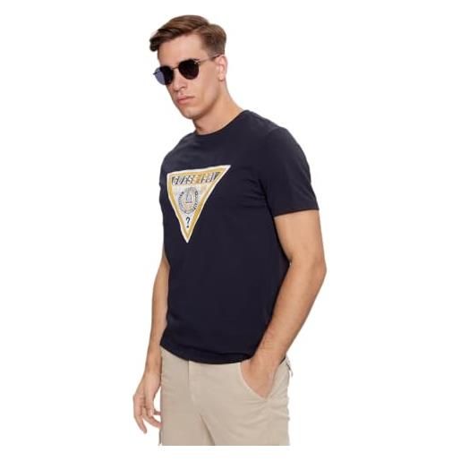 GUESS ss cn triangle print tee