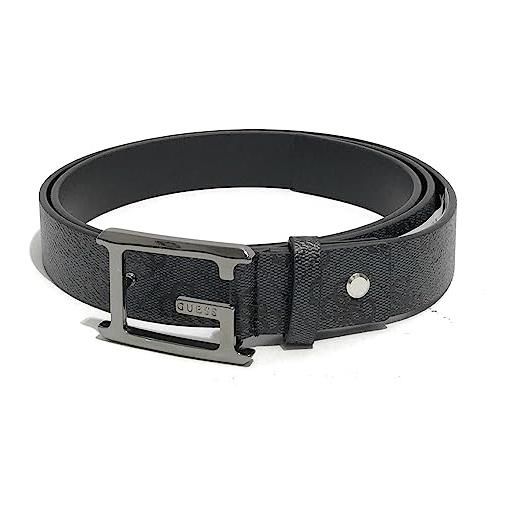 GUESS cinta uomo vezzola adjustable belt in ecopelle black multilogo c24gu19 bm7780p3430 l