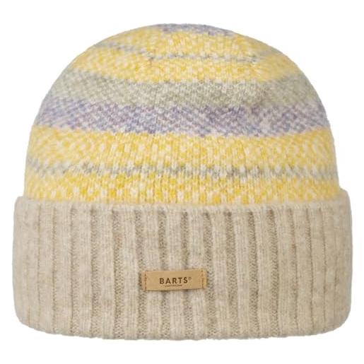 Barts berretto beanie shari invernale con risvolto taglia unica - giallo