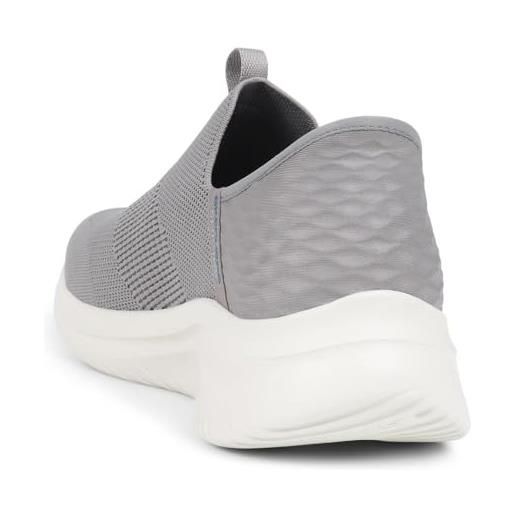 Skechers ultra flex 3.0 smooth step grigio 11 ee - largo, grigio, 45 eu