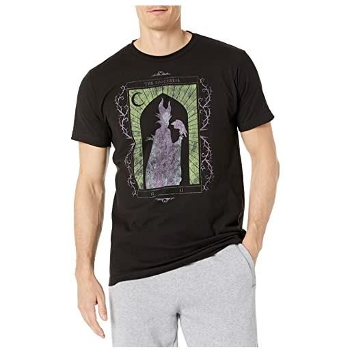 Disney villains-maleficent tarot short sleeve t-shirt, black, xl men's