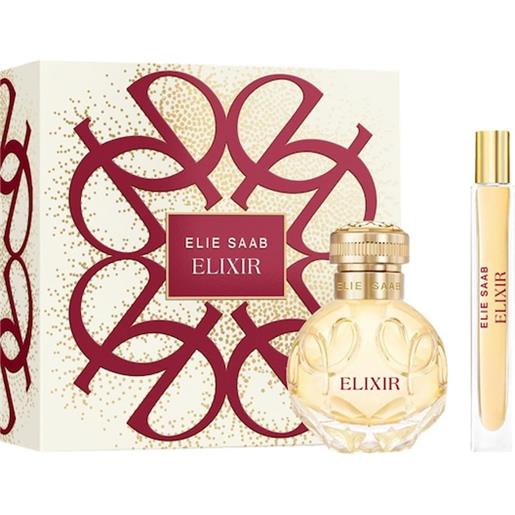 Elie Saab profumi femminili elixir set regalo eau de parfum spray 50 ml + body lotion 75 ml
