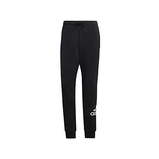 adidas dq1445, pantaloni uomo, nero/bianco, xs