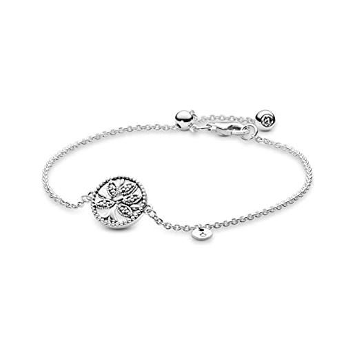 PANDORA donna argento braccialetto link ad anello 597776cz, 18 cm