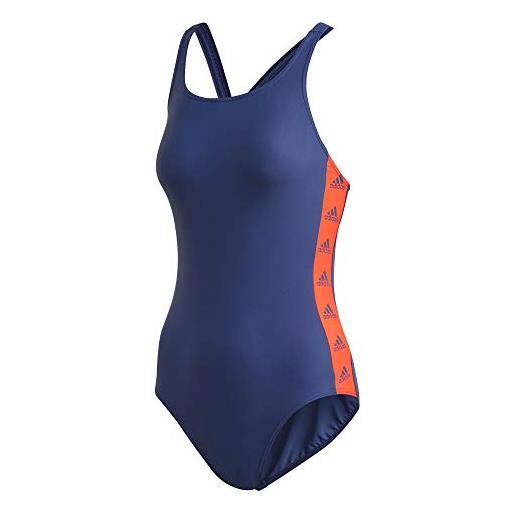 adidas sh3. Ro taper s costume da nuoto, donna, tech indigo/app solar red, 42