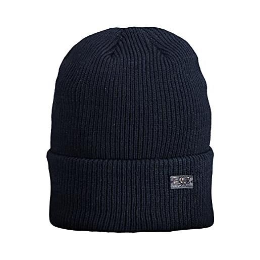 CMP, cappello lavorato a maglia da uomo, black blue, u