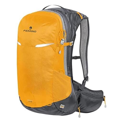 Ferrino zephyr 17+3 giallo 75811ngg colore giallo azzuro zaino ideale per trekking escursionismo running e mountain bike con coprizaino incluso 20