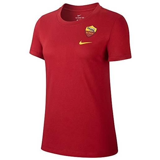 Nike roma w nk tee evergreen crst, t-shirt donna