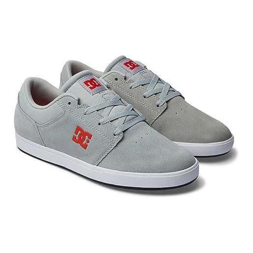 DC Shoes crisis 2, scarpe da ginnastica uomo, grigio, bianco, grigio, 44 eu