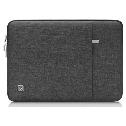 NIDOO 17 pollici custodia protettiva laptop borsa porta pc portatile notebook case cover per 17,3 idea. Pad 330/thinkpad p72/hp 17/envy 17/pavilion 17/pro. Book 470/zbook 17 g4/inspiron 17, grigio scuro