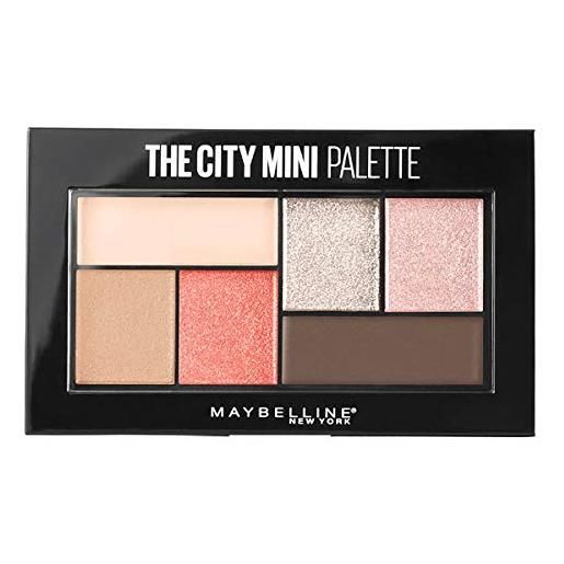 Maybelline new york the city mini palette, pigmenti puri per un colore intenso in una sola passata, 430 downtown sunrise