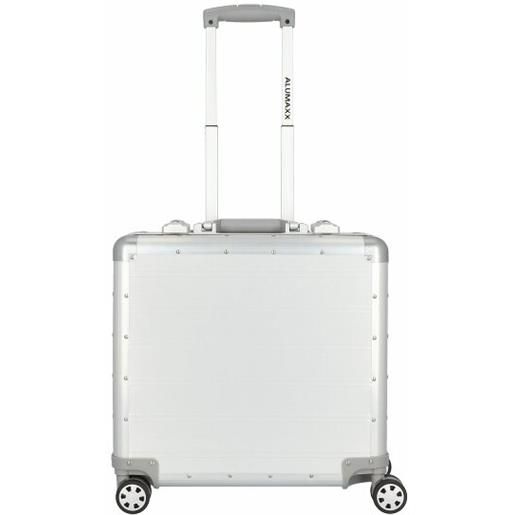 Alumaxx gemini valigia pilota a 4 ruote 42,5 cm scomparto per laptop argenteo