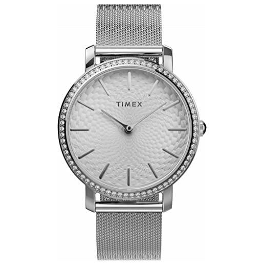 Timex orologio analogico al quarzo uomo con cinturino in acciaio inossidabile tw2v52400