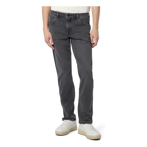 Wrangler greensboro jeans, nero - blackout, 34w / 30l uomo