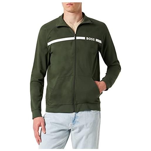 BOSS authentic jacket z, maglia di tuta uomo, dark green306, m