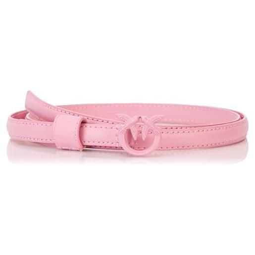 Pinko love berry h1 belt vit. Seta cintura, p31b_rosa marino-block color, l donna