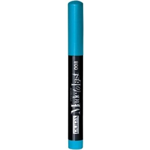 Pupa made to last waterproof eyeshadow ombretto in stick n. 008 pool blue