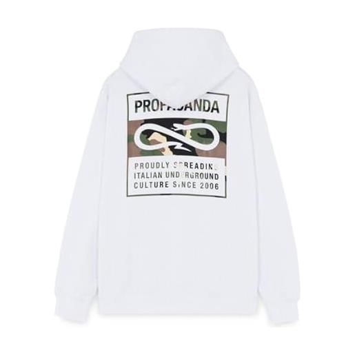 PROPAGANDA logo label hoodie (l)