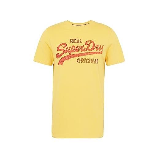 Superdry camicia uomo, giallo/rosso/marrone, l
