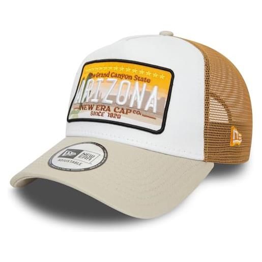 New Era cappellino trucker license plate arizona canyon, beige. , taglia unica