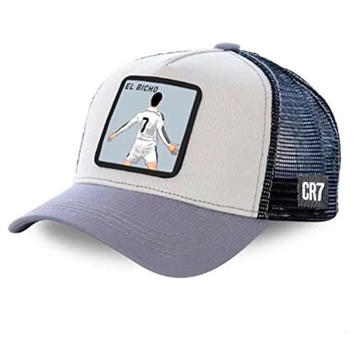 Undify anime baseball cap el bicho ronaldo cr7 cappello snapback cappello per uomini ragazzi ragazze regolabile, multicolore, etichettalia unica