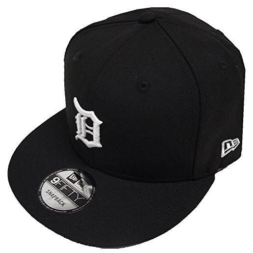 New Era detroit tigers black white logo snapback cap 9fifty limited edition