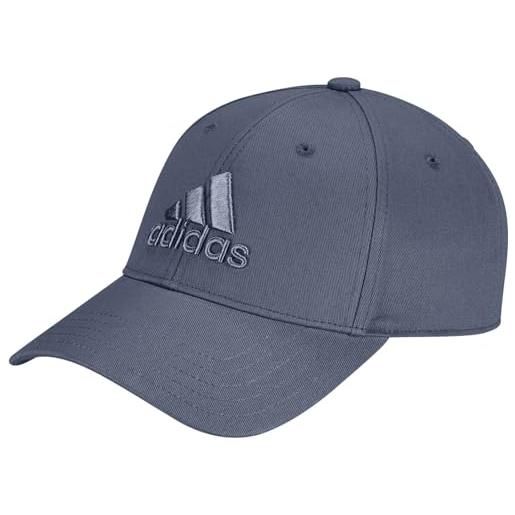 adidas big tonal logo baseball cap cappellino, preloved ink, one size 58cm unisex