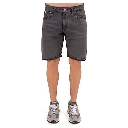 Calvin Klein jeans - pantaloncini uomo slim in denim slavato - taglia 34