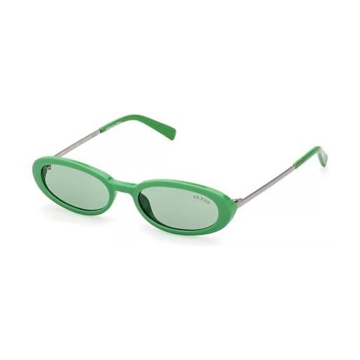 Guess gu8277 occhiali, verde chiaro lucido, 51/18/145 unisex-adulto