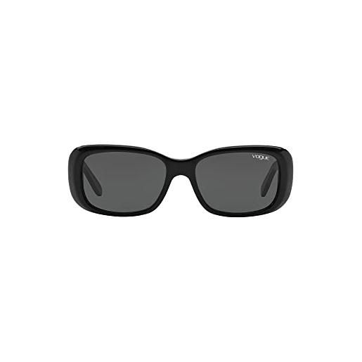 Vogue Eyewear 0vo2606s w44/87 55 occhiali da sole, nero (black/gray), donna