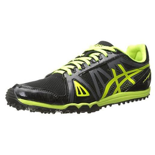 ASICS hyper xcs-m, scarpe da atletica leggera uomo black/flash yellow/carbon 48 eu, nero (black/flash yellow/carbon), 45.5 eu