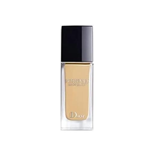 Dior, forever skin glow foundation 24h-2 warm olive, 30 ml occhiali, beige, taglia unica donna