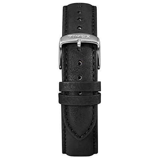 Timex tw7c08400 iq+ move - cinturino in pelle nera da uomo, 20 mm