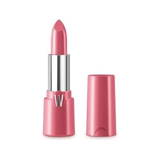 WYCON cosmetics cream icon shiny lipstick - rossetto cremoso dal finish luminoso con effetto rimpolpante e levigante - 04 pink marigold