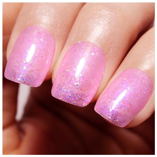 Imtiti smalto gel per unghie, 1 pz 15 ml glitter traslucido colore rosa nudo soak off uv led gel nail art starter manicure salone fai da te a casa lampada per unghie necessaria