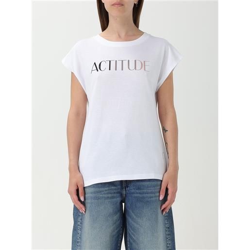 Actitude Twinset t-shirt twinset - actitude in cotone con logo