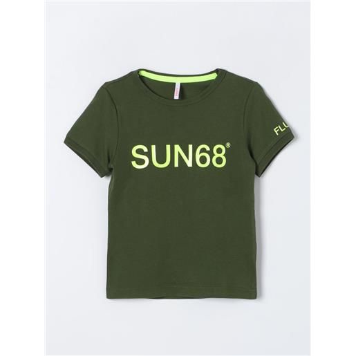 Sun 68 t-shirt sun 68 bambino colore verde