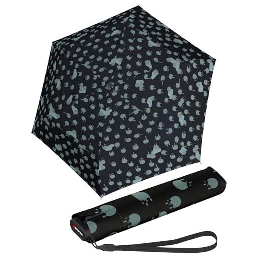 Knirps ombrello tascabile us. 050 ultra light slim manual rainyday - nero