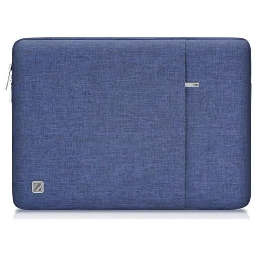 NIDOO 17 pollici custodia protettiva per laptop borsa porta pc portatile notebook case cover per 17,3 idea. Pad 330/thinkpad p72/hp 17/envy 17/pavilion 17/pro. Book 470/zbook 17 g4/inspiron 17, blu