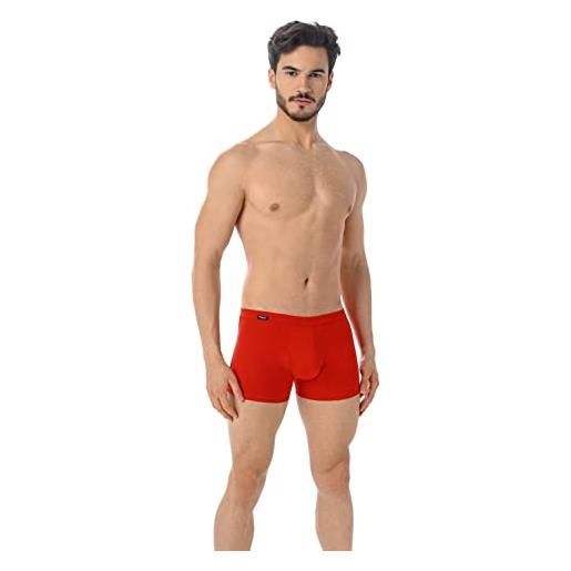 Teyli levi boxer pantaloncini, colore: rosso, 3xl uomo