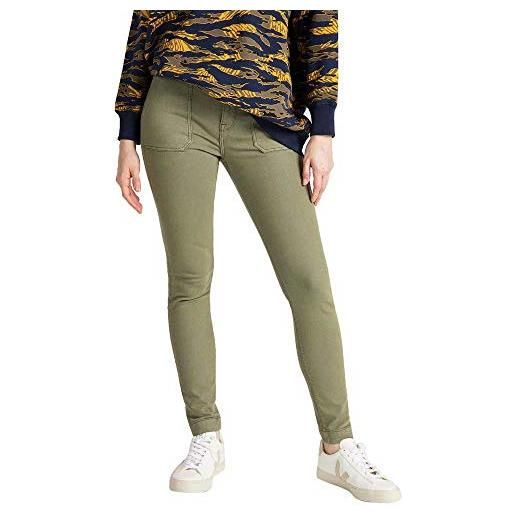 Lee scarlett high jeans, agave green mw, 24w / 31l donna