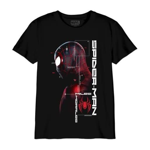 Marvel bomagagts007 t-shirt, nero, 10 anni bambini e ragazzi
