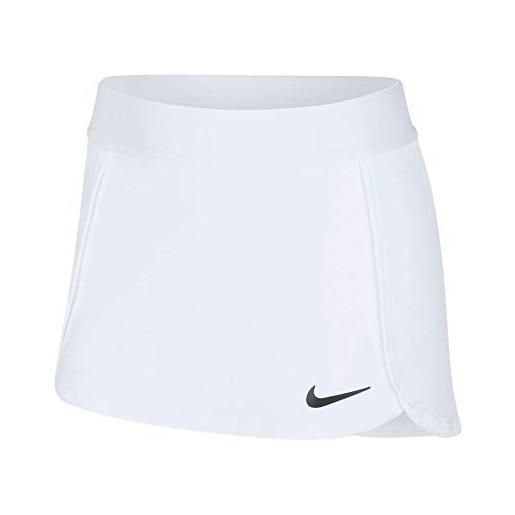 Nike g nkct skirt str, gonna bambina, white/(black), m-t