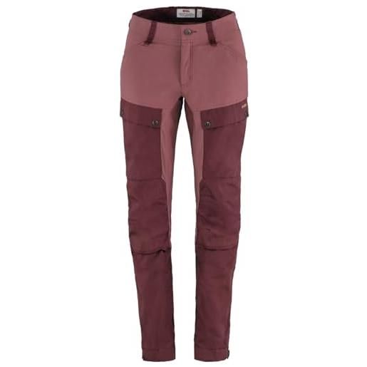 Fjallraven 86705-357-410 keb trousers curved w pantaloni sportivi donna port-mesa purple taglia 42/r
