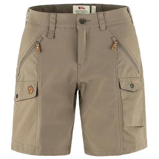 Fjallraven 89731-244 nikka shorts curved w pantaloncini donna suede brown taglia 42