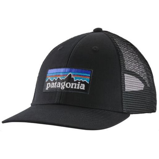 PATAGONIA cappello p-6 logo lopro trucker black