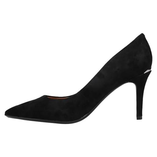 Calvin Klein gayle, scarpe dcollet donna, camoscio nero, 40 eu